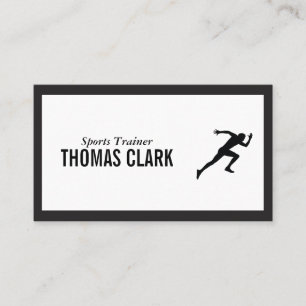 Sprinter   Health Fitness Trainer Business Card