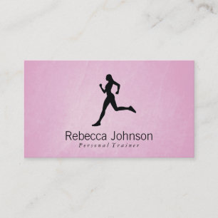 Sprinter III   Sports Trainer (pink) Business Card
