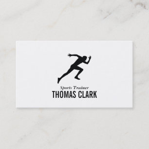 Sprinter Sports Trainer Business Card