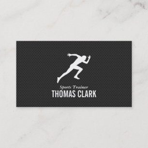 Sprinter Sports Trainer (carbon pattern) Business Card