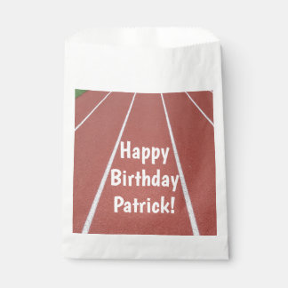 Sprinting Running Track Birthday Favour Bags