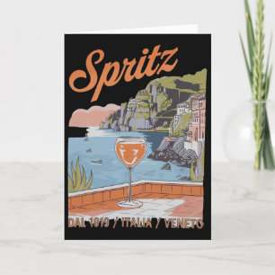Spritz Veneto Italia Vintage Orange Wine Tail 3 Card