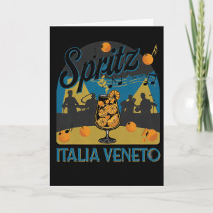 Spritz Veneto Italia Vintage Orange Wine Tail 5  Card