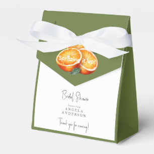 Spritzing it Up! Oranges Shower Favour Box