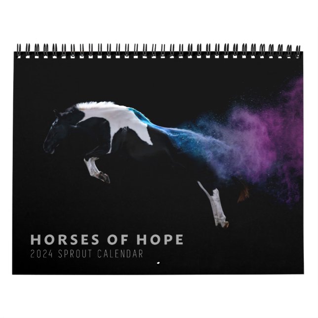 Sprout 2024 Horses of Hope Calendar (Cover)