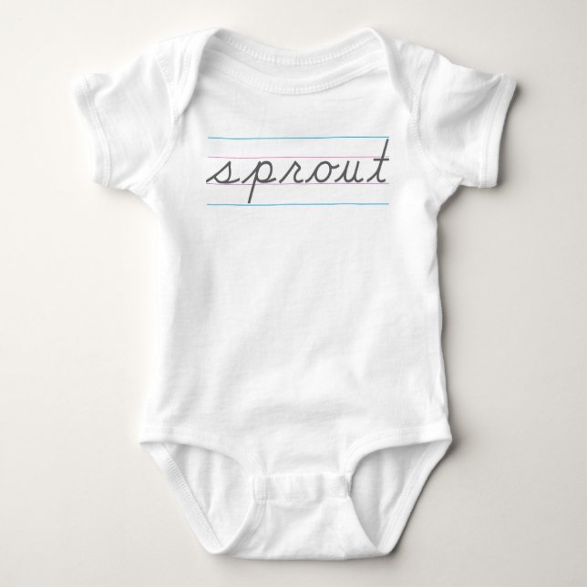 sprout baby bodysuit (Front)
