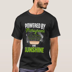 Sprout Kale Eat Greens Vegetable Urban Farming Mic T-Shirt