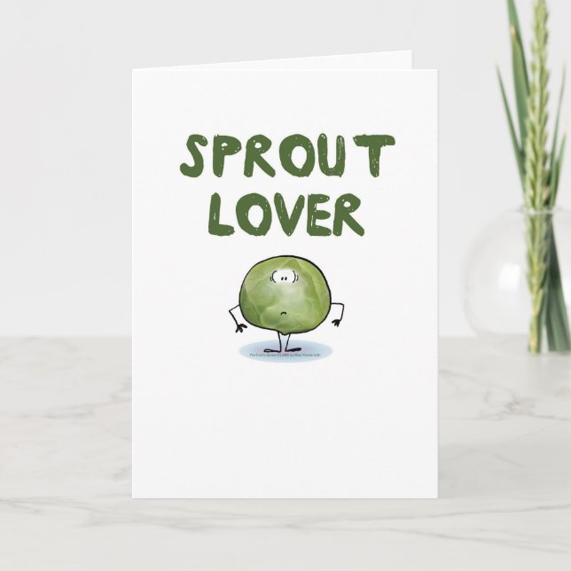SPROUT LOVER HOLIDAY CARD (Front)