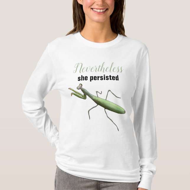 Sprout Praying Mantis T-Shirt (Front)