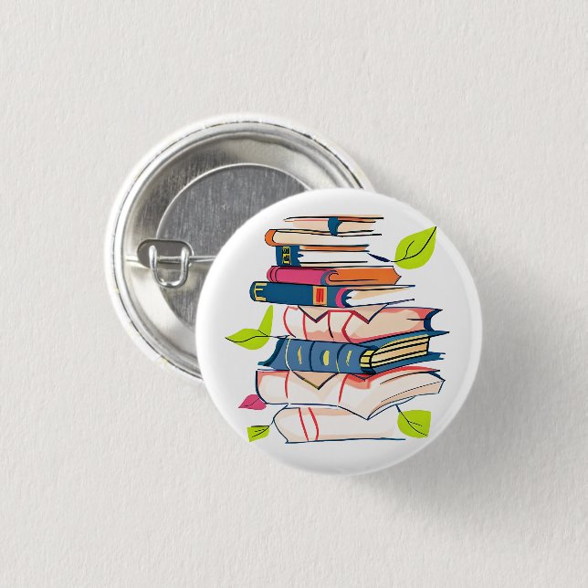 Sprouting Books Button (Front & Back)