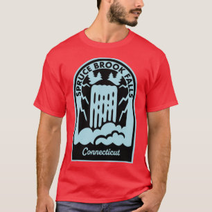 Spruce Brook Falls Connecticut Oversized T-Shirt