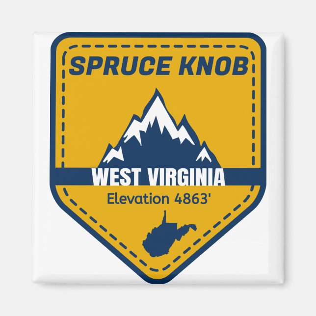 Spruce Knob West Virginia Magnet (Front)