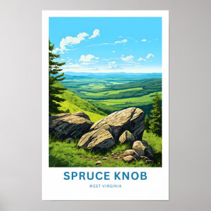 Spruce Knob West virginia Travel Print