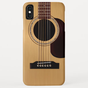 Spruce Top Acoustic Guitar iPhone XS Max Case
