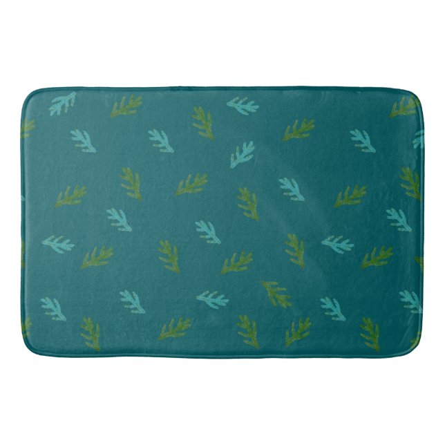 Spruce Twigs - Scent of a forest  Bath Mat (Front)