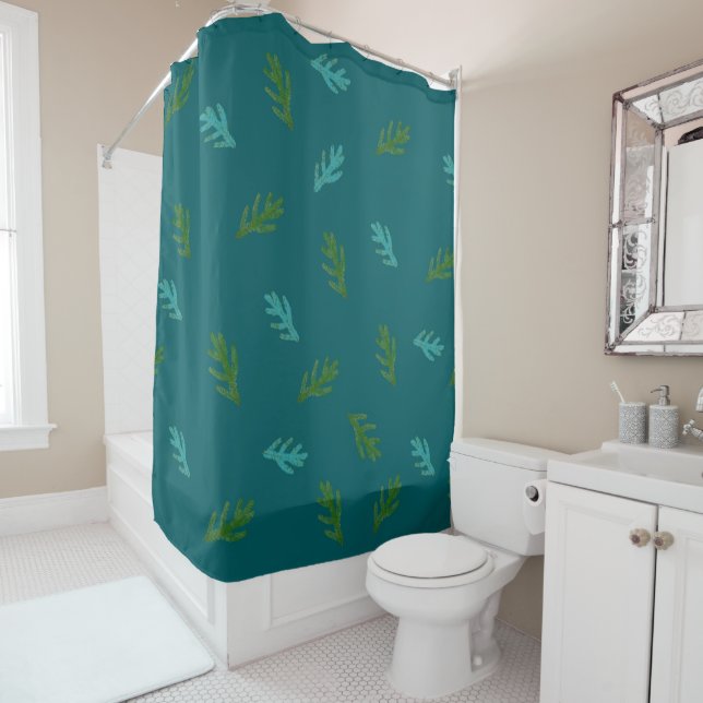 Spruce Twigs - Scent of a forest   Shower Curtain (In Situ)