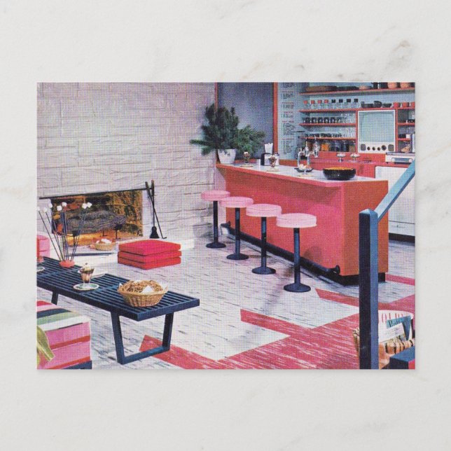 Spruce Up Your Basement Postcard (Front)