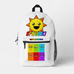 Sprunki Back To School Backpack for Kids 
