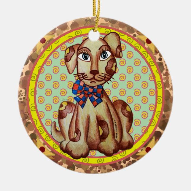 Spud Dog  Ornament (Front)