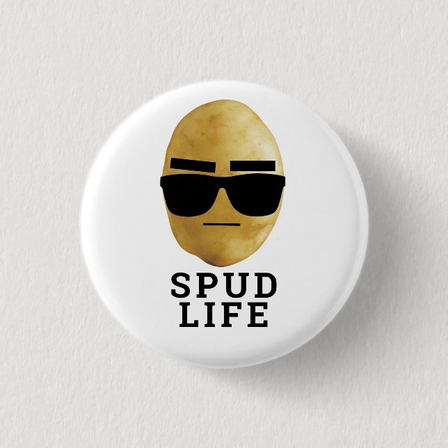 Spud Life 3 Cm Round Badge (Front)