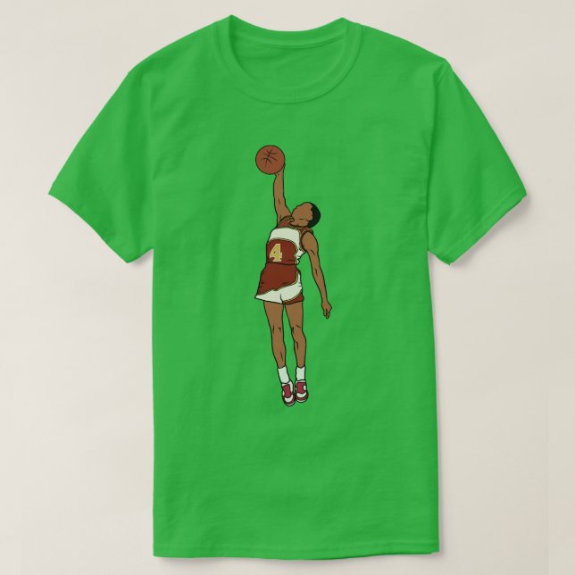 Spud Webb Dunk T-Shirt (Design Front)