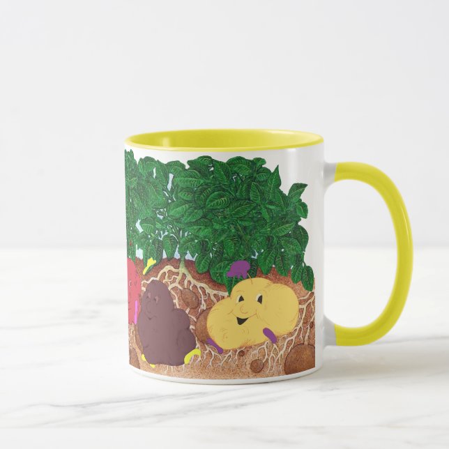 Spudpeeps in Potato Patch mug (Right)
