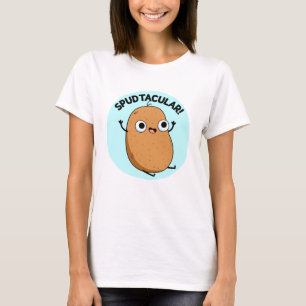Spudtacular Funny Potato Pun  T-Shirt