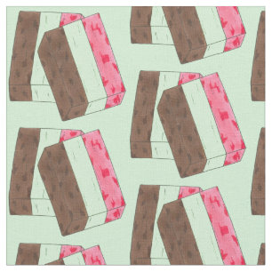 Spumoni Italian Gelato Ice Cream Dessert Spumone Fabric