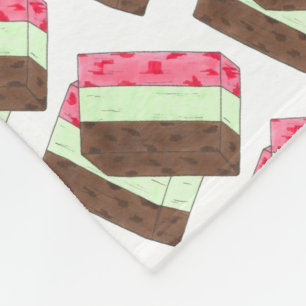 Spumoni Italian Gelato Ice Cream Dessert Spumone Fleece Blanket