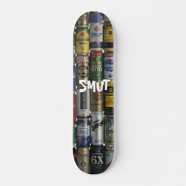 SPUN MONKEY SMUT SKATEBOARDS - BEER (Front)