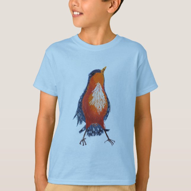 Spunky bird t shirt  (Front)
