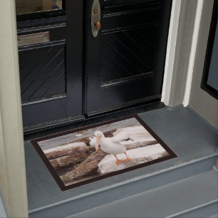 Spunky Pelican Door Mat