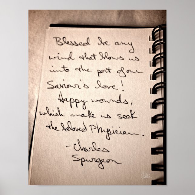 Spurgeon Quote [Print] Poster (Front)