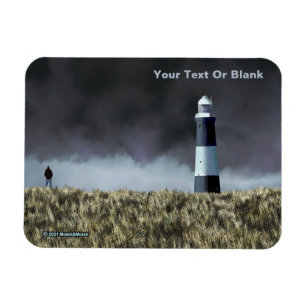 Spurn Point Lighthouse Postcard Magnet