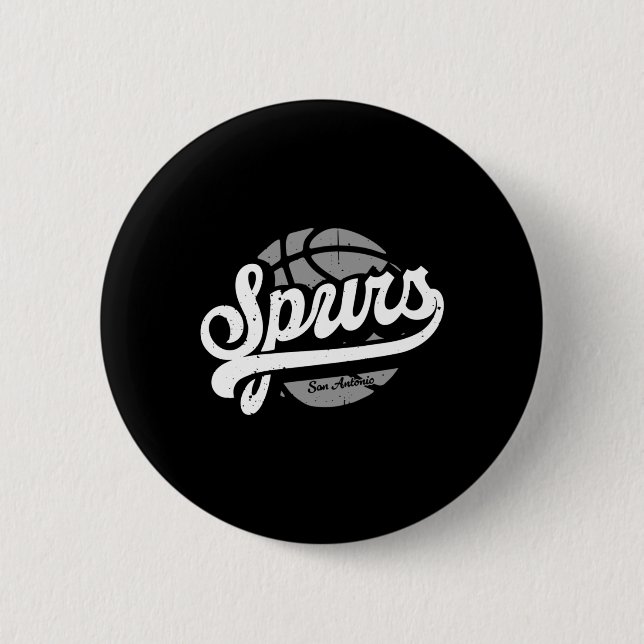 Spurs  6 cm round badge (Front)