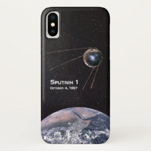 Sputnik 1 Earth Satellite iPhone X Case