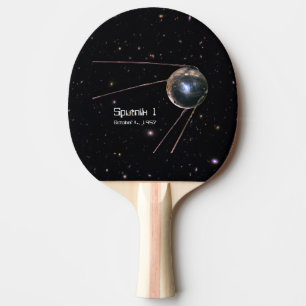 Sputnik 1 Earth Satellite Ping Pong Paddle