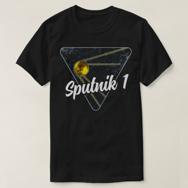 Sputnik 1 Satellite 2 T-Shirt (Design Front)