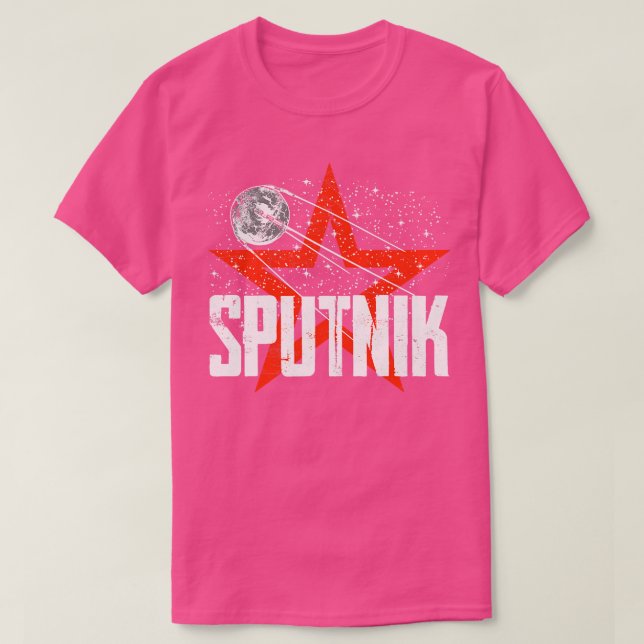 Sputnik 1 Satellite Soviet Union 1957 9 T-Shirt (Design Front)