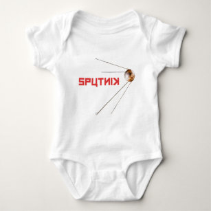 SPUTNIK - space/russian/soviet union/technology Baby Bodysuit