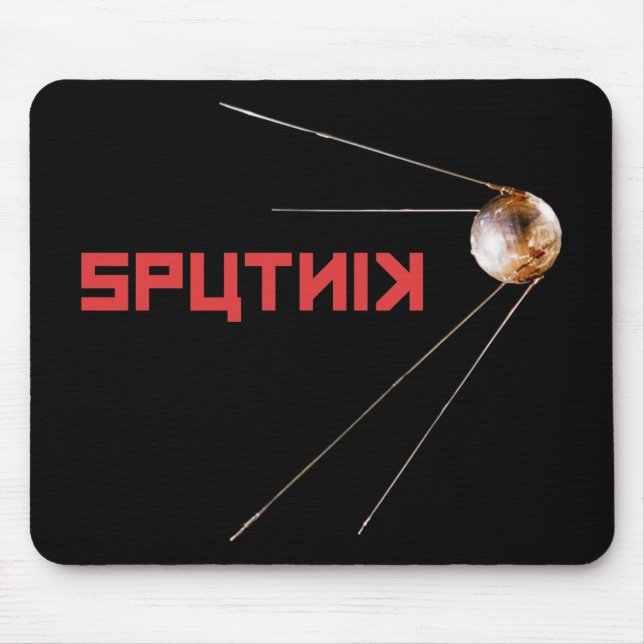 SPUTNIK - space/science/technology/astronomy Mouse Pad (Front)