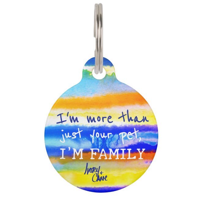 SPWW Among the Horizon Round Pet Tag (Front)