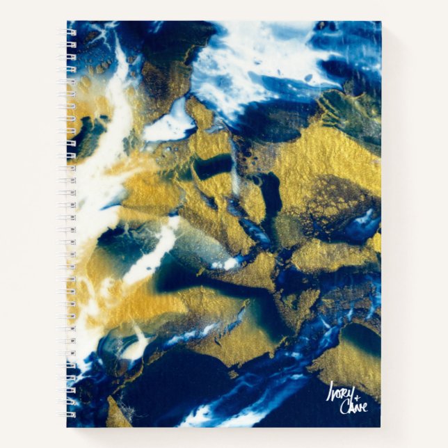 SPWW Gleaming Indigo Spiral Notebook (Front)
