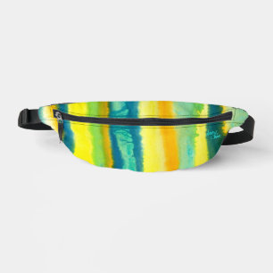 SPWW Tangoed Tiers Teal Green & Orange Waist Bum Bags