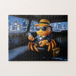 Spy Crab Riding In Stretch Limo Mission Jigsaw Puzzle