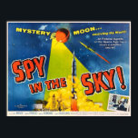 Spy in the Sky Poster<br><div class="desc">Spy in the Sky Vintage Sci-fi B Movie Poster</div>