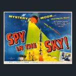 Spy in the Sky Poster<br><div class="desc">Spy in the Sky Vintage Sci-fi B Movie Poster</div>