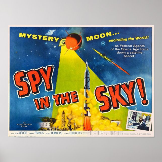 Spy in the Sky Poster (Front)