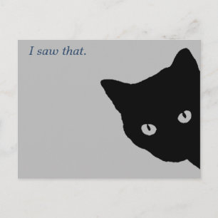 Spy Kitty Postcard