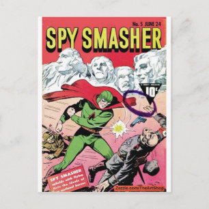 Spy Smasher Postcard